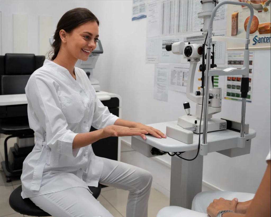 IQ Laser Vision Technician telling a patient you can get LASIK twice.